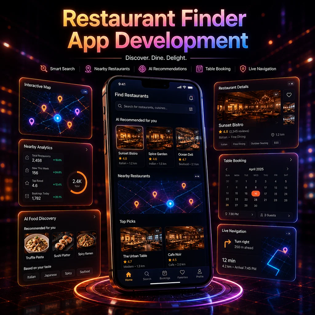 Restaurant Finder App Development Company